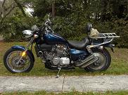 Super Magna 700 Left Side View After VTX Headlight Mod