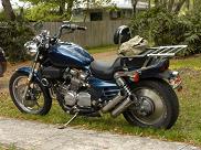Super Magna 700 Rear Left Side View After VTX Headlight Mod