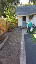 Backyard Railroad Turf Upgrade