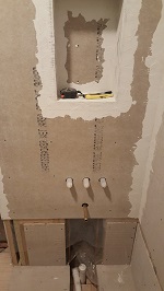 Hardie Backer Board Rough In For Tub Placment