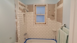 Bathroom Tile Second Course