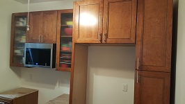Kitchen Cabinets Wall Cabinets And Refrigerator Surround Complete