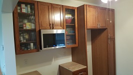 Kitchen Cabinets Wall Cabinets And Refrigerator Surround Complete