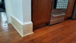 Kitchen Counters Roughing In The Baseboards