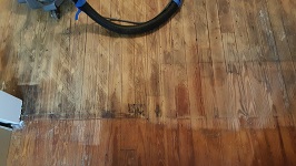 Kitchen Flooring Cross Sanding With 24 Grit