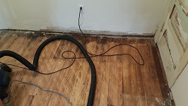 Kitchen Flooring Cross Sanding With 24 Grit