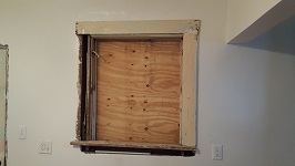 Kitchen Flooring Stained And Finished Window Work