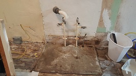 Kitchen Sink Side Demolition Sink Base Cabinet Removal