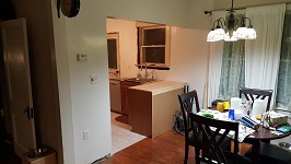 Kitchen Plaster Painting Completed