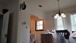 Kitchen Plaster Priming In Progress