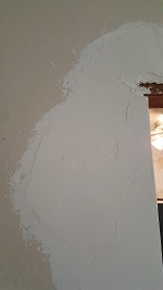 Dining Room Wall Extension Second Coat Of Mud