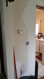 Dining Room Wall Extension Second Coat Of Mud