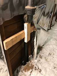 Kitchen Demolition Old Plumbing Stack In The Attic