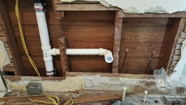 Kitchen Plumbing New Drain And Copper Supplies