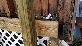 Side Porch Fighting Rot Fitting A New Ledger
