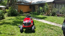 New Lawn Tractor Delivery
