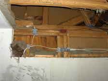 Kitchen Demolition - North Wall Left
