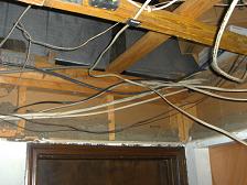 Kitchen Demolition - North Wall Garage Door