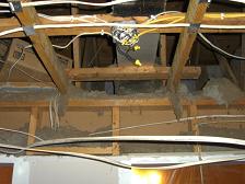 Kitchen Demolition - East Wall Ceiling Box