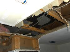 Kitchen Demolition - South Wall Pantry Nail Guards