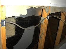 Kitchen Demolition - South Wall Pantry Nail Guards