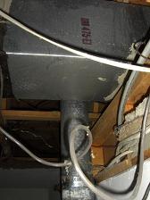 Kitchen Demolition - 7" Ventilation Stack