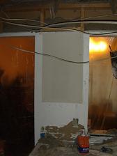 Kitchen Demolition - East Wall Left