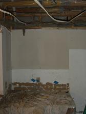 Kitchen Demolition - South Wall Left