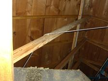 Kitchen Demolition - Rafter Water Line